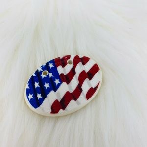 Longaberger “American Flag” Tie On